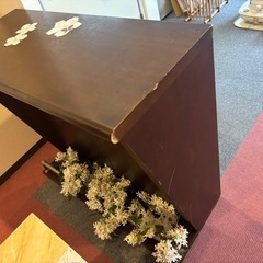 木製　カウンターの画像