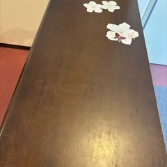 木製　カウンターの画像