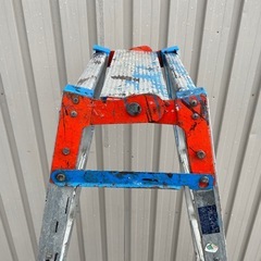 梯子兼用脚立 6尺 アルミ 赤色🟥の画像
