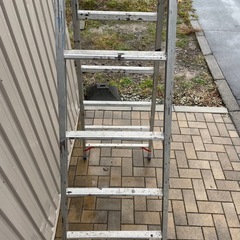 梯子兼用脚立 6尺 アルミ 赤色🟥の画像