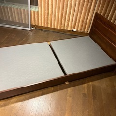 ★フレーム マットレス セット★カリモク シングルベッド★の画像