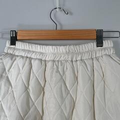 ノーブランド  スカート ホワイト レディース【古着】【中古】の画像