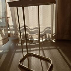 山崎実業 ルーチェ ゴミ箱（白／横開き）使用感あり／取りに来ていただける方への画像