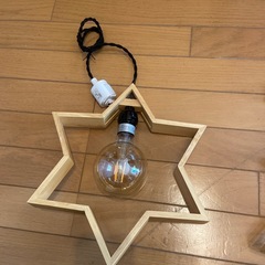 中古　星型ペンダントライト　シーリングレール用の画像