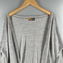 mahealani hawai'i mahealani hawai'i カーディガン ポリエステル グレー レディース【古着】【中古】の画像