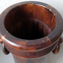 イタリア製 木製傘立て MADE IN ITALY アンティークの画像