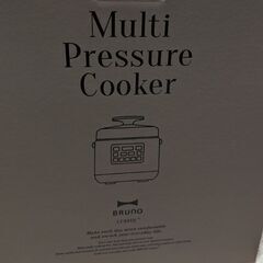 BRUNO マルチ圧力クッカー　新品未使用　ブラウンの画像