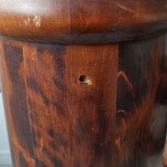 イタリア製 木製傘立て MADE IN ITALY アンティークの画像