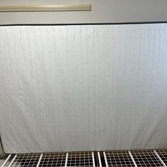 ニトリ ダブルベッドフレーム＋NスリープマットレスD セット（1年使用・美品）／東京都昭島市の画像