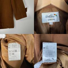 Arnold Palmer アーノルドパーマー ピーコート ウール/ポリエステル ベージュ レディース 3【古着】【中古】の画像