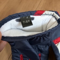 雪用　手袋　7〜8歳用の画像