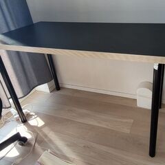IKEAの黒いデスク（120×60cm）をお譲りします。の画像