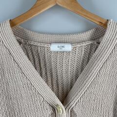 IENA SLOBE イエナ スローブ カーディガン ナイロン ピンク レディース【古着】【中古】の画像