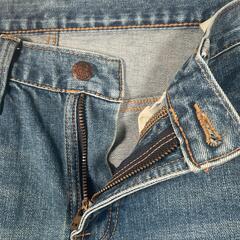 BIG JOHN ビッグジョン デニムパンツ コットン ブルー レディース XXS S【古着】【中古】の画像