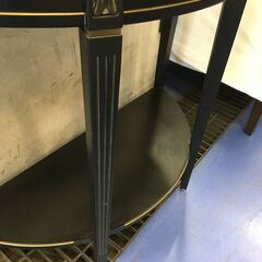 ★リユースのサカイ横浜南店★YM1618  コンソールテーブル ダークブラウン W84×D35×H77 クリーニング済みの画像