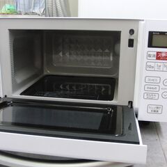 Haier 電子レンジ 2023年製 KS-MW22F18 フラット庫内 18L ブラック ヘルツフリー オートメニュー  札幌 手稲の画像