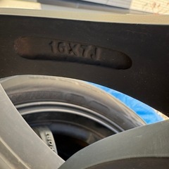 ブラック深リムホイール　LM Sport ファイナル16インチ　5穴　の画像