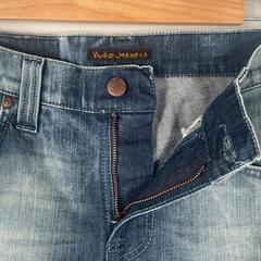 Nudie Jeans ヌーディージーンズ デニムパンツ コットン ブルー レディース XXXS XS【古着】【中古】の画像