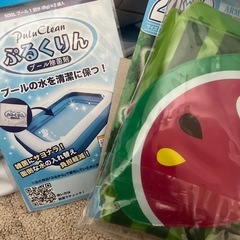 SOLD！大きなプールと電動ポンプ　14日19時までの画像