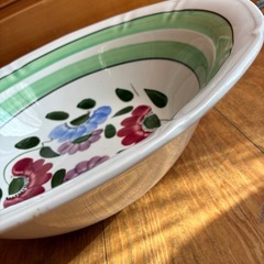 SASAI IRONSTONE WARE　アンティーク　大皿の画像