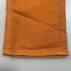 And A アンドエー スキニーパンツ コットン オレンジ レディース XXXS XS【古着】【中古】の画像