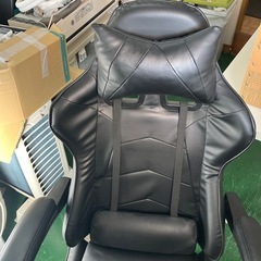 ゲーミングチェア　椅子　ブラックの画像