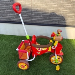 おでかけ三輪車　わくわくアンパンマン号　ピースII レッドの画像