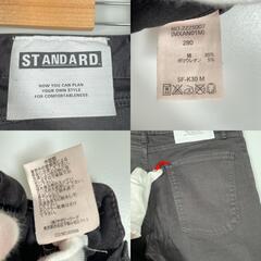 And A アンドエー スキニーパンツ コットン ブラック メンズ XXXS XS【古着】【中古】の画像