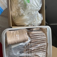 アイススプーン　プラスチックフォークナイフの画像