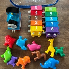 トーマス　知育　10までつなげての画像