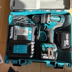 Makita マキタ　ドライバドリル　HP474D 充電器、バッテリー2個付きの画像