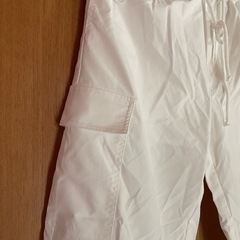 未使用　ホワイトカーゴパンツの画像