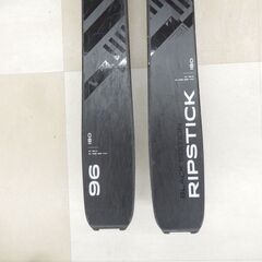 札幌市 清田区 elan エラン スキー板 RIPSTICK96 BLACK EDITION 180㎝ ビンディング付き ブラック の画像
