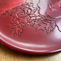 村上堆朱のお盆　未使用品　サイズ29センチの画像