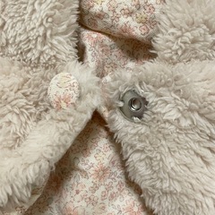 50 70 サイズ ベビー ポンチョ キッズ うさぎの画像