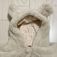 50 70 サイズ ベビー ポンチョ キッズ うさぎの画像