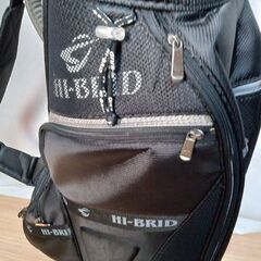 【B415】ゴルフバック　HI-BRID　クラブ（YAMAHA・オデッセイ）セット　現状品の画像