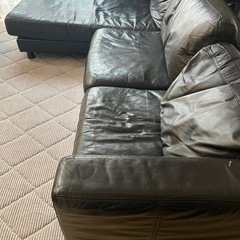 アクタス　アクタス　レザー L字型　ソファ 【兵庫県神戸市】の画像