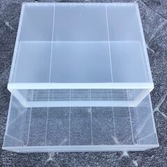 【在庫3点あり】無印良品収納ケース 引き出し式 横ワイド 幅55×奥行44.5×高さ24ｃｍ 各880円 店舗販売 南区の画像