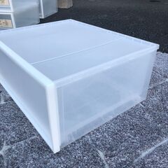 【在庫3点あり】無印良品収納ケース 引き出し式 横ワイド 幅55×奥行44.5×高さ24ｃｍ 各880円 店舗販売 南区の画像