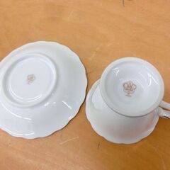 未使用■大倉陶園 プリンセス コーヒーカップ＆ソーサー C&S 46C/1501 コーヒー碗皿 札幌 西区 西野の画像
