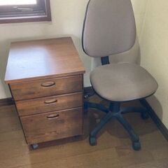 書斎デスクセットお譲りしますの画像