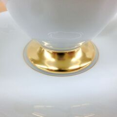 未使用■大倉陶園 プリンセス コーヒーカップ＆ソーサー C&S 46C/1501 コーヒー碗皿 札幌 西区 西野の画像