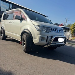 デリカd5 ディーゼル　インチアップ
の画像