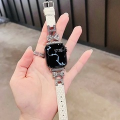 数量限定【新品】Apple Watchバンド　可愛いお洒落リボンキラキラ３カラーの画像