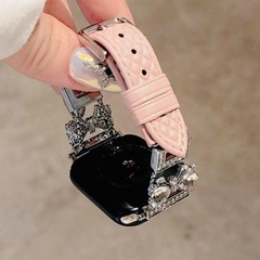 数量限定【新品】Apple Watchバンド　可愛いお洒落リボンキラキラ３カラーの画像