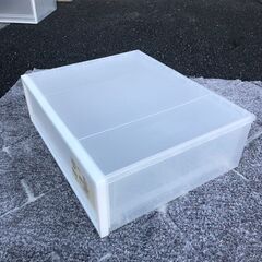 【在庫4点あり】無印良品収納ケース・引出式・横ワイド・小 幅55×奥行44.5×高さ18ｃｍ 各770円 店舗販売 南区の画像