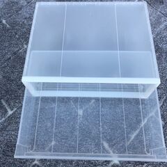 【在庫4点あり】無印良品収納ケース・引出式・横ワイド・小 幅55×奥行44.5×高さ18ｃｍ 各770円 店舗販売 南区の画像