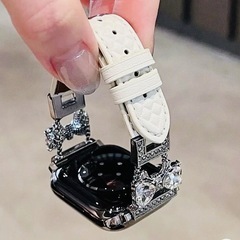 数量限定【新品】Apple Watchバンド　可愛いお洒落リボンキラキラ３カラーの画像