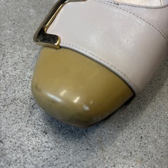 上品　仕事　オフィス　エナメル　パンプス　24.5の画像